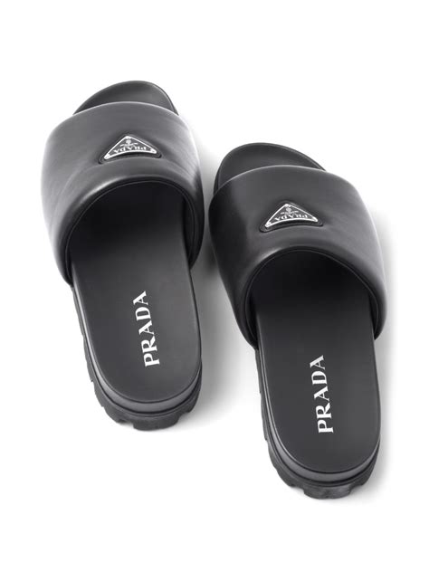 prada flip flops damen|farfetch prada slides.